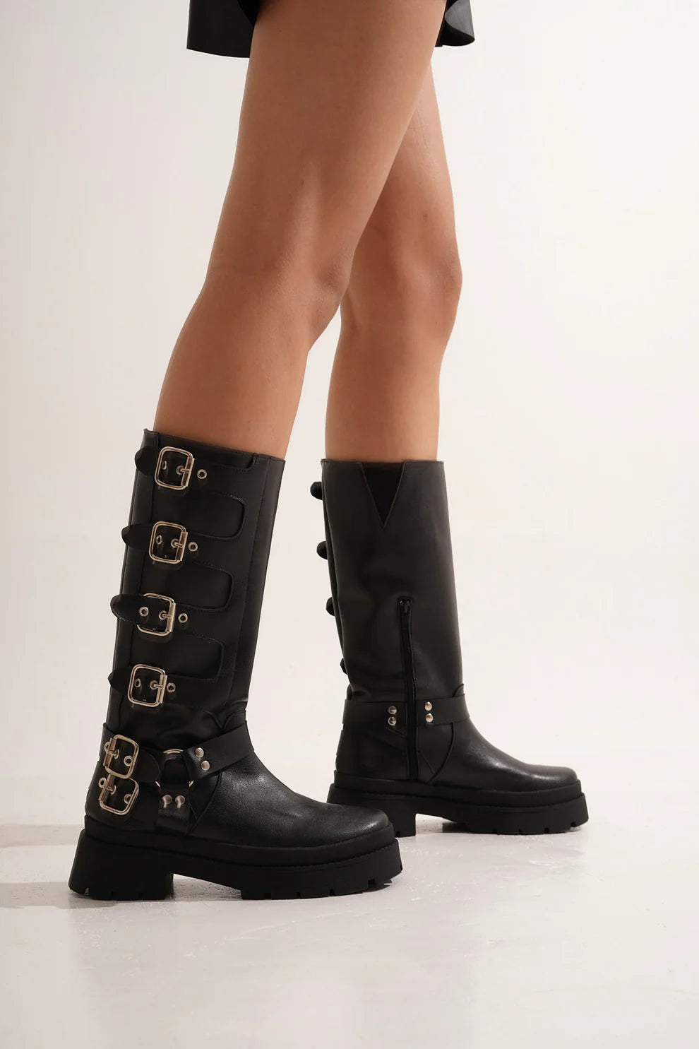 Botas biker boots WOLF negro