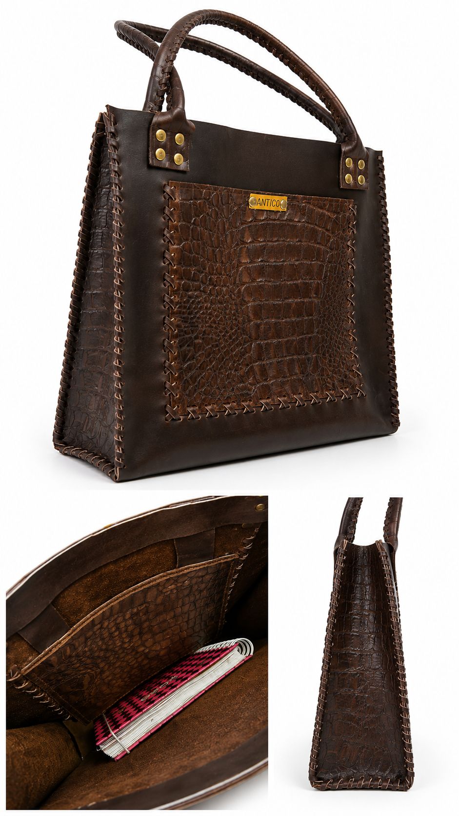 Cartera Siena Croco