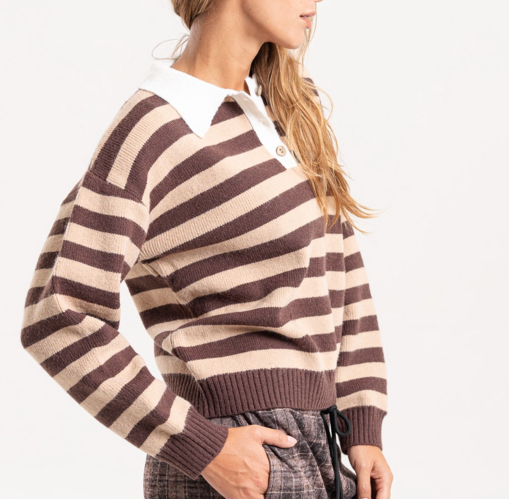 Sweater Polo brown